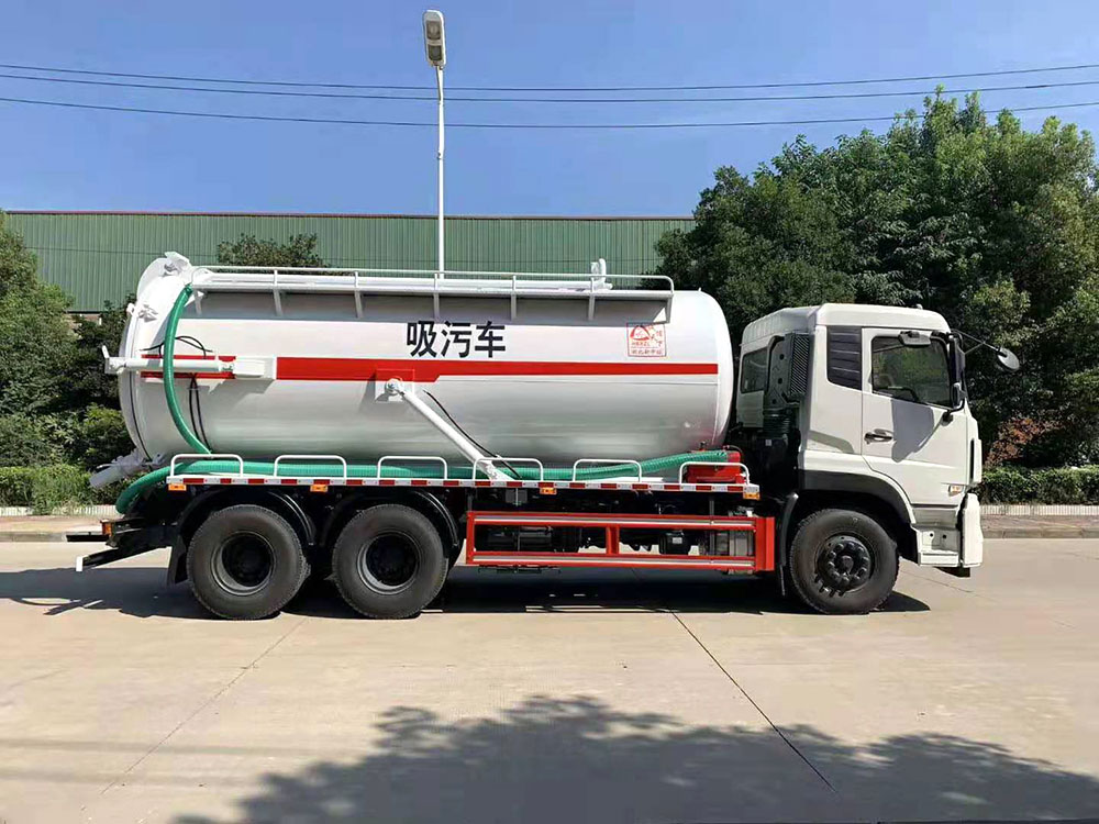 【16立方】東風天龍吸污車