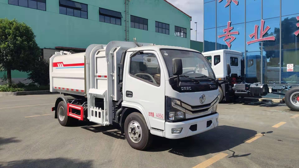 【7立方】 多利卡D6右側掛桶垃圾車