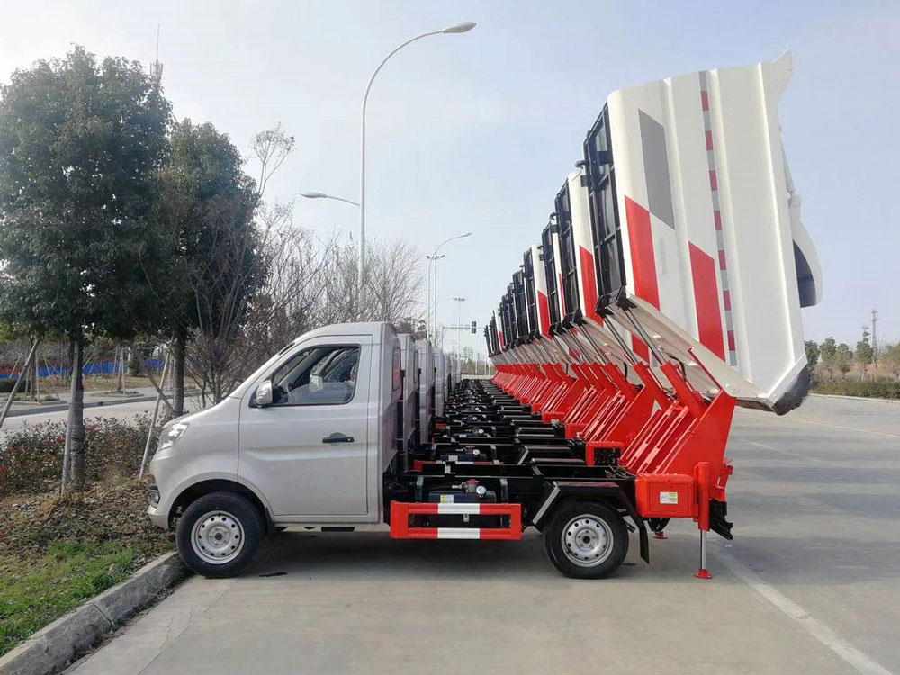 【4立方】長安汽油雙輪后裝掛桶垃圾車