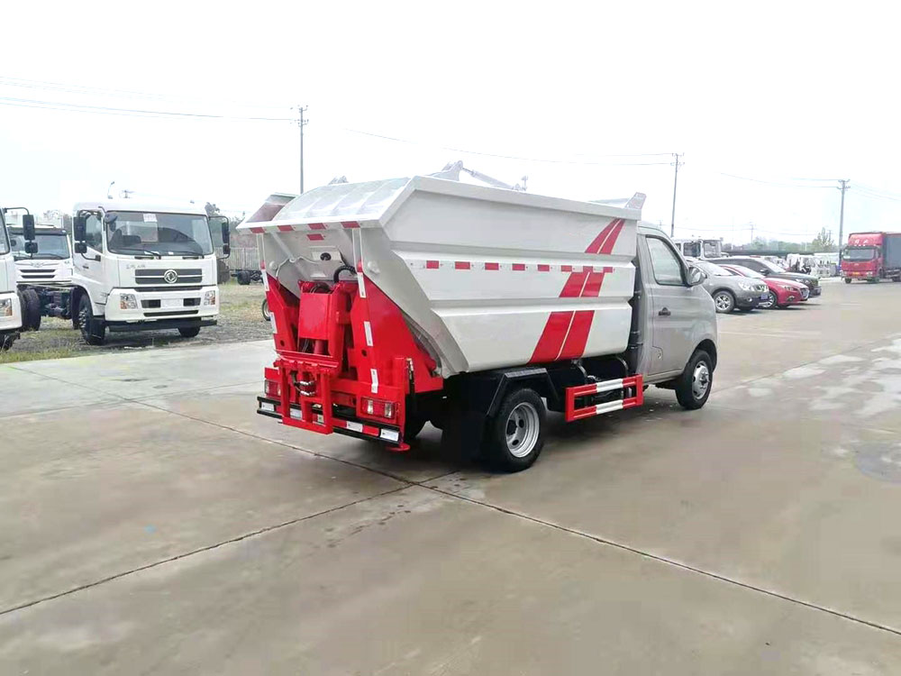 【4立方】長安汽油雙輪后裝掛桶垃圾車